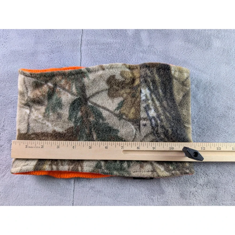 RedHead Camo Blaze Orange Reversible Fleece Neck Gaiter Thinsulate Supreme